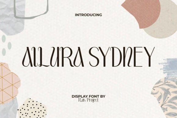 Ailura Sydney: An Art Deco Display Font for Editorial Elegance