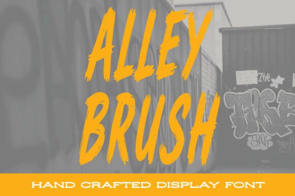 Alley Brush Font Review: Bold Street Style for Branding