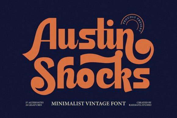 Austin Shocks: A Bold Vintage Display Font Review