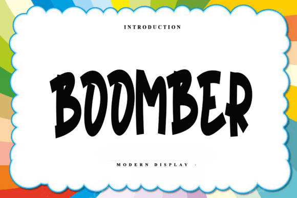 Boomber: The Bold Display Font for Playful Brands