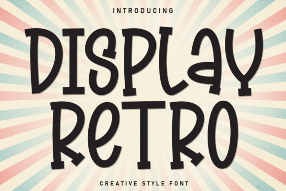 Boost Campaign Visibility with Display Retro Typeface