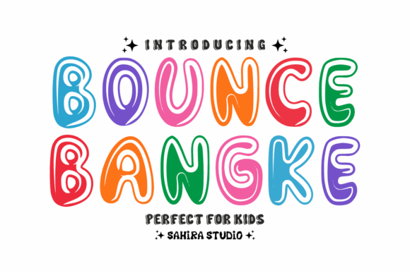 Bounce Bangke: A Playful Display Font for Kids' Brands
