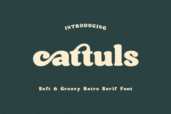 Cattuls: A Retro Soft-Serif Typeface for Bold Branding