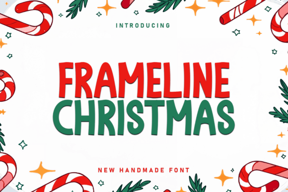 Christmas Frameline: A Festive Display Font for Holiday Editorial Design
