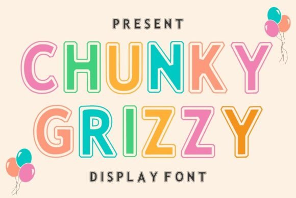 Chunky Grizzy: The Bold Display Font for Holiday Campaigns