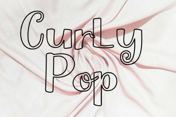 Curly Pop: The Playful Display Font for Crafters