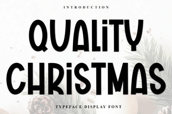 Elevate Your Brand with the Quality Christmas Typeface