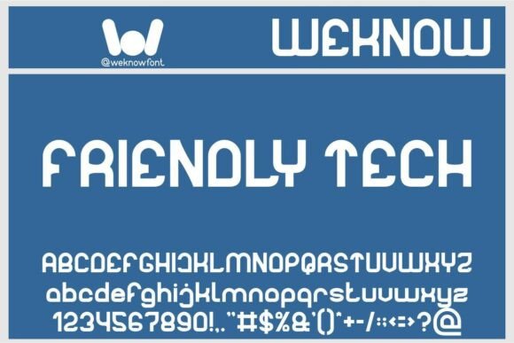 Friendly Tech: The Modern Typeface for Bold Branding