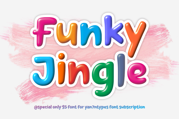 Funky Jingle: The Perfect Display Font for Joyful Crafts
