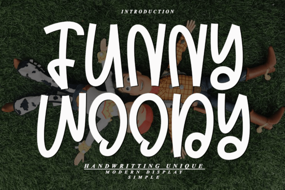 Funny Woody: The Perfect Handwritten Font for Crafters