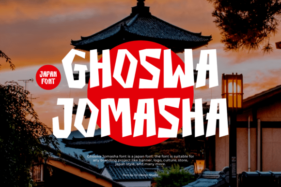 Ghoswa Jomasha: A Bold Display Font for Editorial Impact