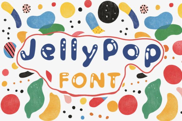 Jelly Pop: A Playful Display Typeface for Creative Editors