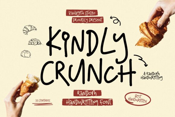 Kindly Crunch: The Handwriting Font for Makers