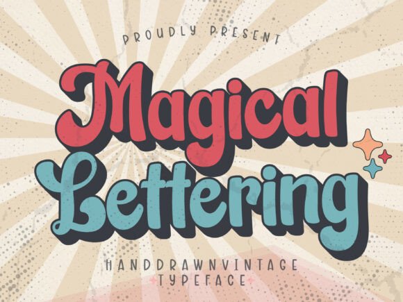 Magical Lettering: A Vintage Display Font Review
