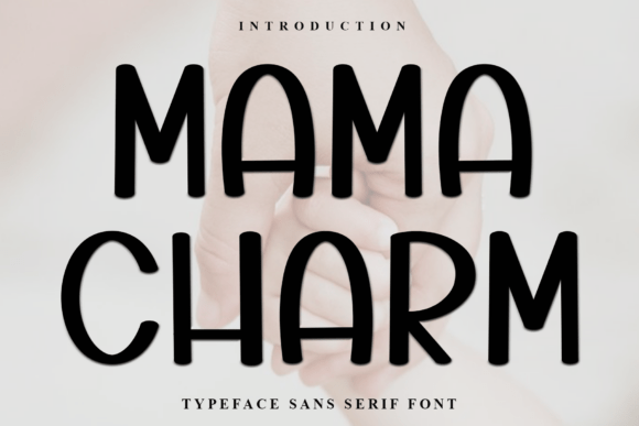 Mama Charm: A Soft Display Font for Editorial Design