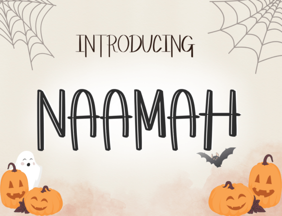 Naamah: A Quirky Handwritten Display Font for Campaigns