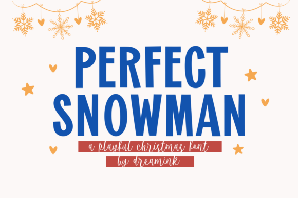 Perfect Snowman: A Festive Display Font for Web Design