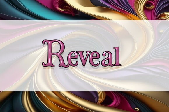 Reveal Font: A Bold Display Typeface for Web Design