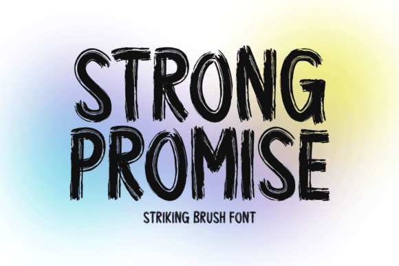 Strong Promise: A Bold Display Font for Editorial Impact
