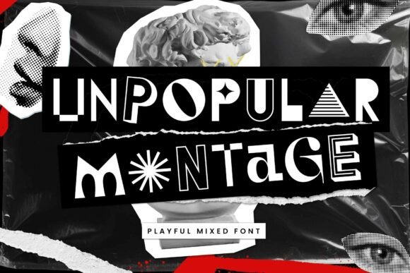 Unpopular Montage: The Bold Display Font for Modern Campaigns