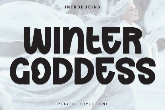 Winter Goddess: A Modern Display Font for Web Headers